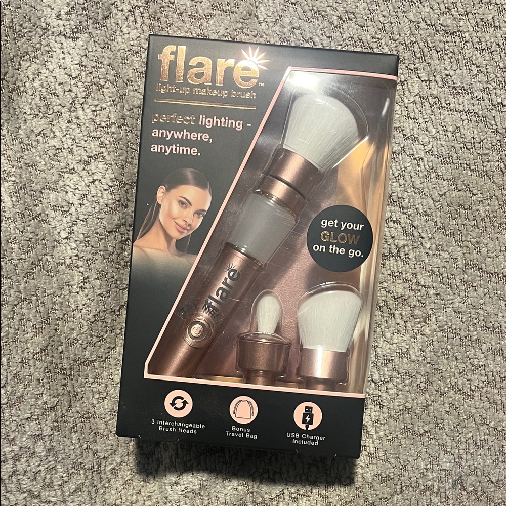 Rose Gold Makeup Brush Set